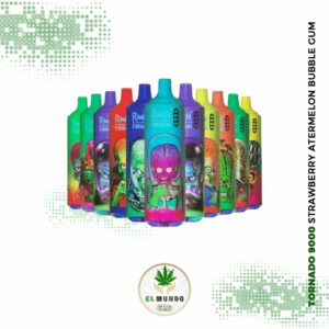 Puff Tornado 9000 Strawberry Watermelon Bubble Gum